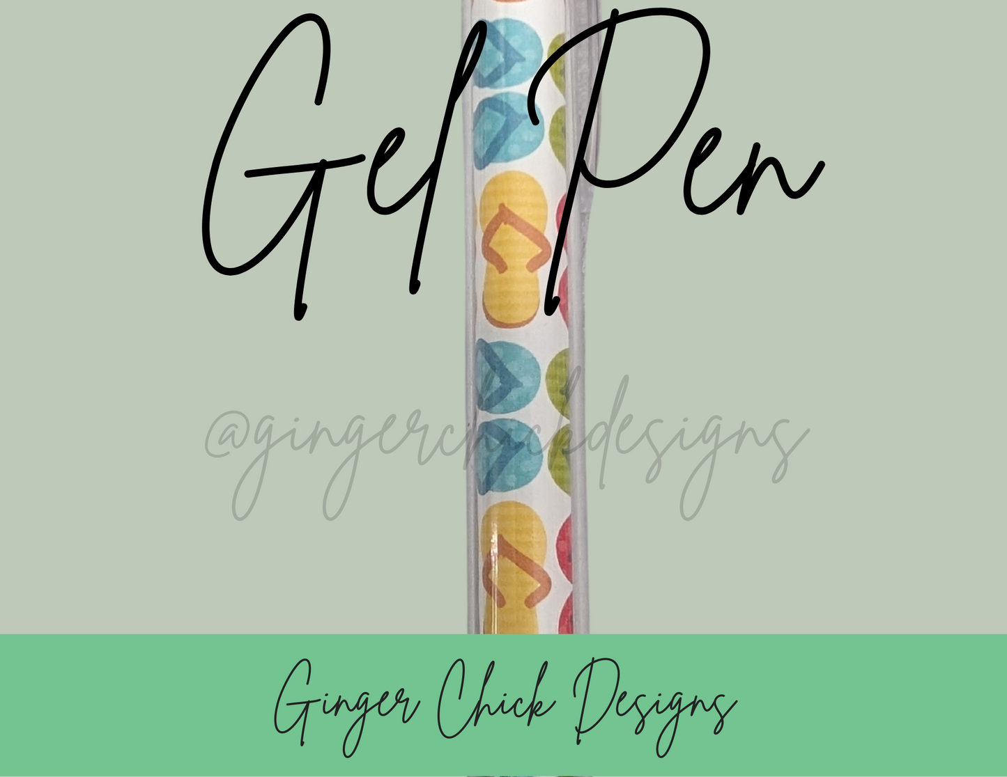 Flip Flop Lovers Gel Pen