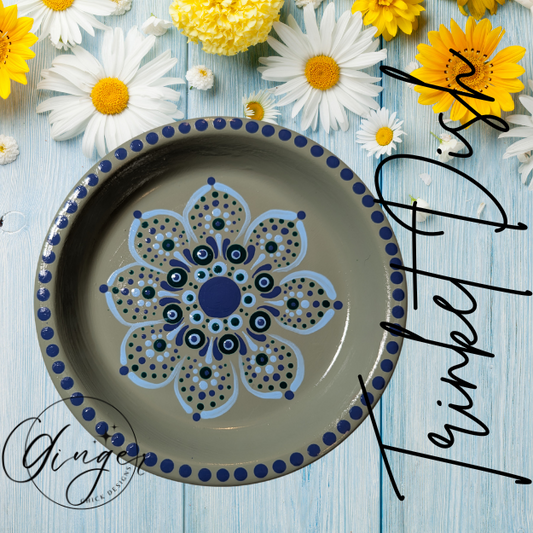 Floral Trinket Dish