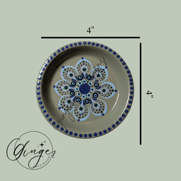 Floral Trinket Dish
