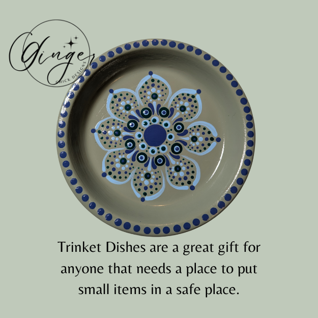 Floral Trinket Dish