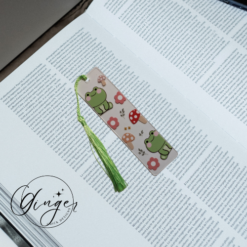 Frogs Acrylic Bookmarks