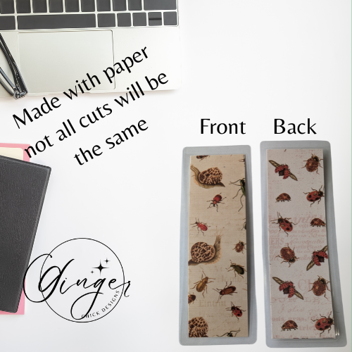 Garden Bugs Laminated Bookmark