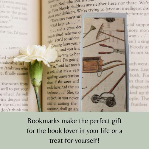 Garden Tools Laminated Bookmark