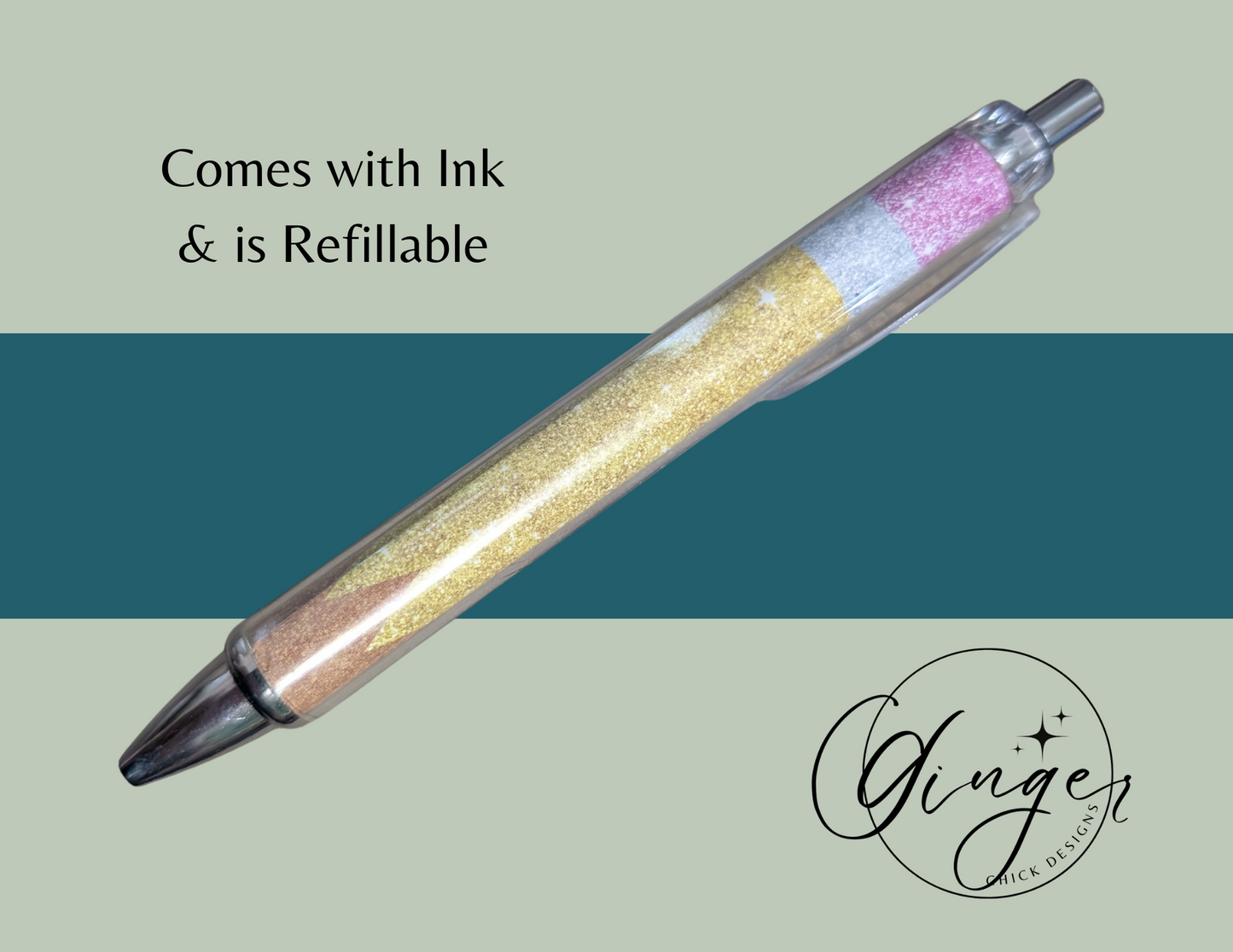 Glitter Pencil Gel Pen