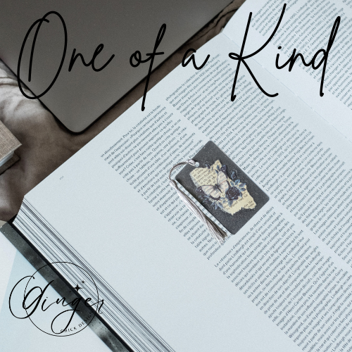 Goth Butterfly Dictionary Acrylic Bookmark