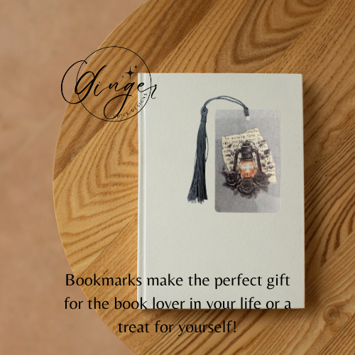 Gothic Lantern Dictionary Acrylic Bookmark