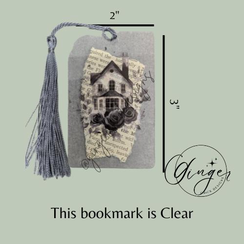 Gothic House Dictionary Acrylic Bookmark