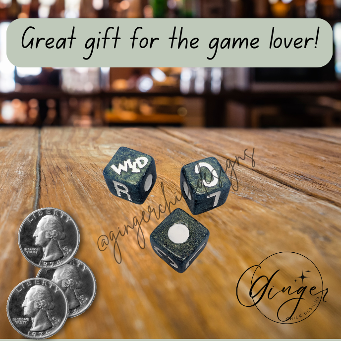 Green Colorshift LCRWild Dice