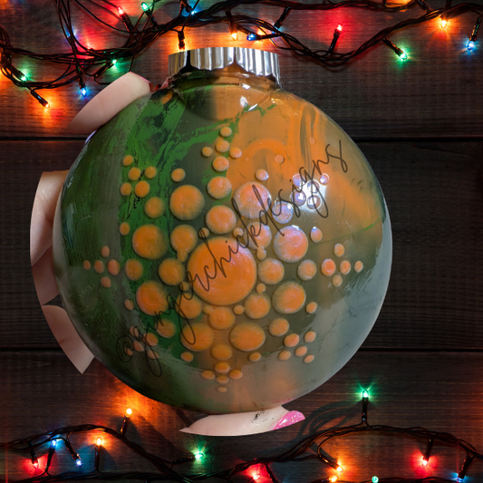 Mandala Art Round Disc Ornament – One of a Kind