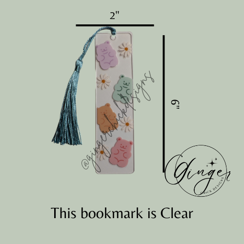 Gummy Bears Acrylic Bookmark