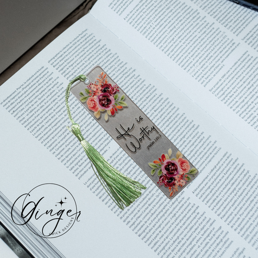 He is Worthy Acrylic Bookmarks