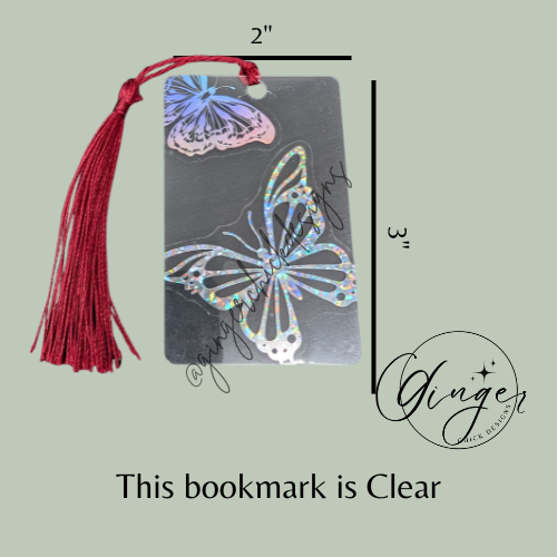 Holographic Butterfly Dictionary Acrylic Bookmark
