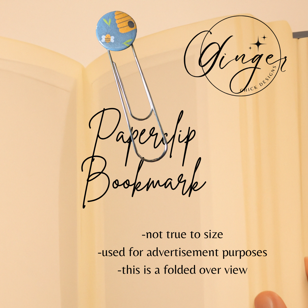 Honey Bees 3-Inch Paperclip Bookmark