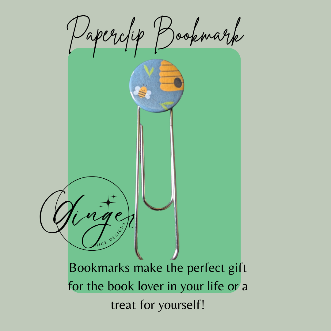Honey Bees 3-Inch Paperclip Bookmark