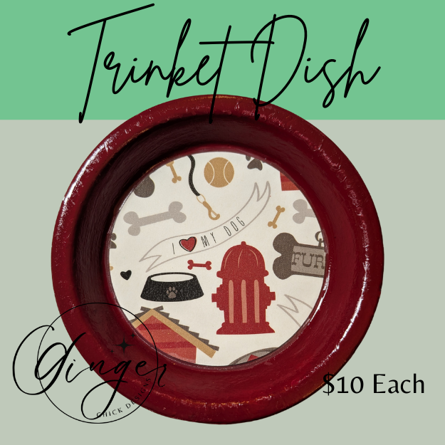 I Love Dogs Trinket Dish