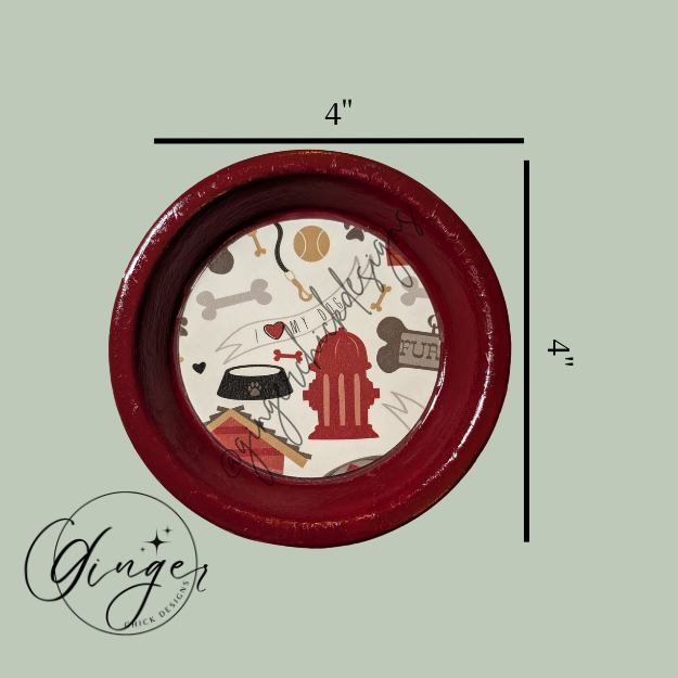 I Love Dogs Trinket Dish
