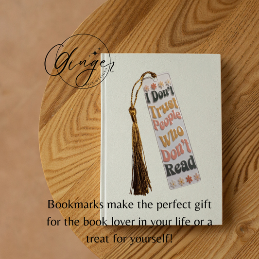 I Don't Trust People Acrylic Bookmarks