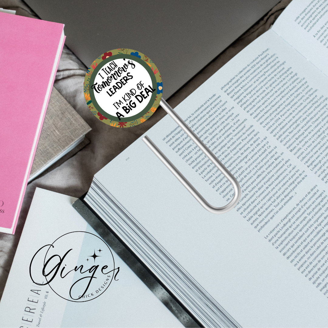 I Teach 3-Inch Paperclip Bookmark