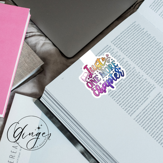 Just One More Magnetic Bookmark