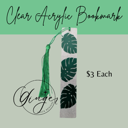 Leaf Acrylic Bookmarks