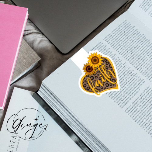 Leopard Print Faith Magnetic Bookmark