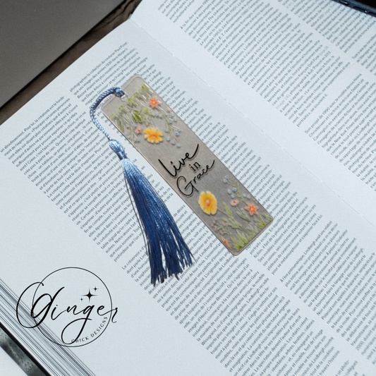 Live in Grace Acrylic Bookmarks
