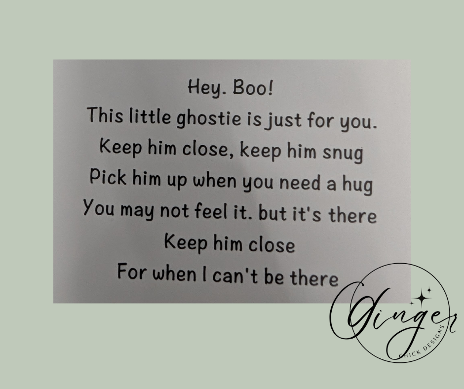 Love Ghost Pocket Hug