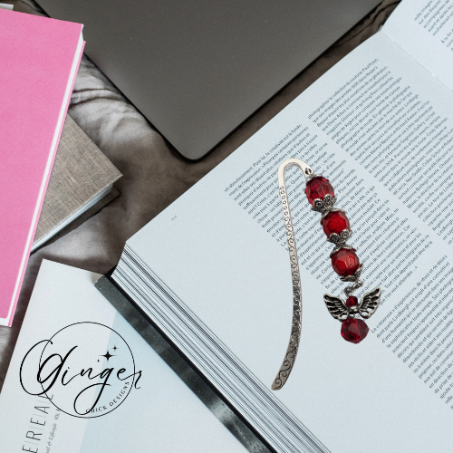 Red Angel Hook Bookmark