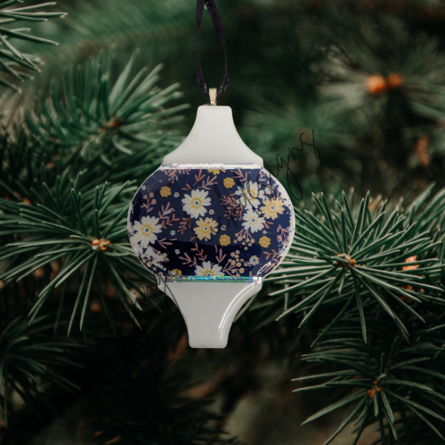 Wild Flower Ceramic Tile Ornament