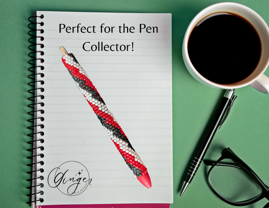 Red Black & White Diamond Art Ink Joy Gel Pen