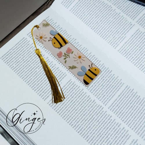 Bumble Bee Acrylic Bookmarks