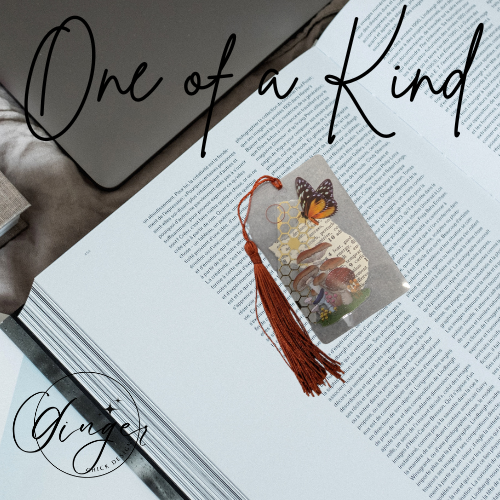 Mushroom Dictionary Acrylic Bookmark