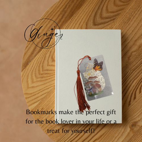 Mushroom Dictionary Acrylic Bookmark