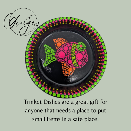 Dot Friend Neon Fish Trinket Dish