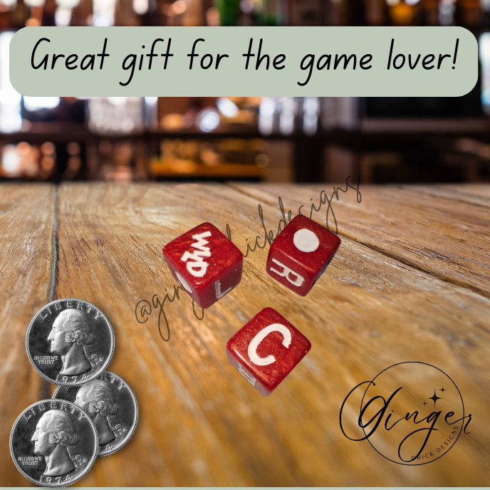 Orange Red LCRWild Dice