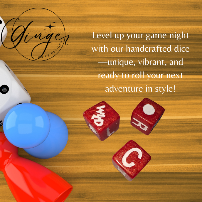 Orange Red LCRWild Dice