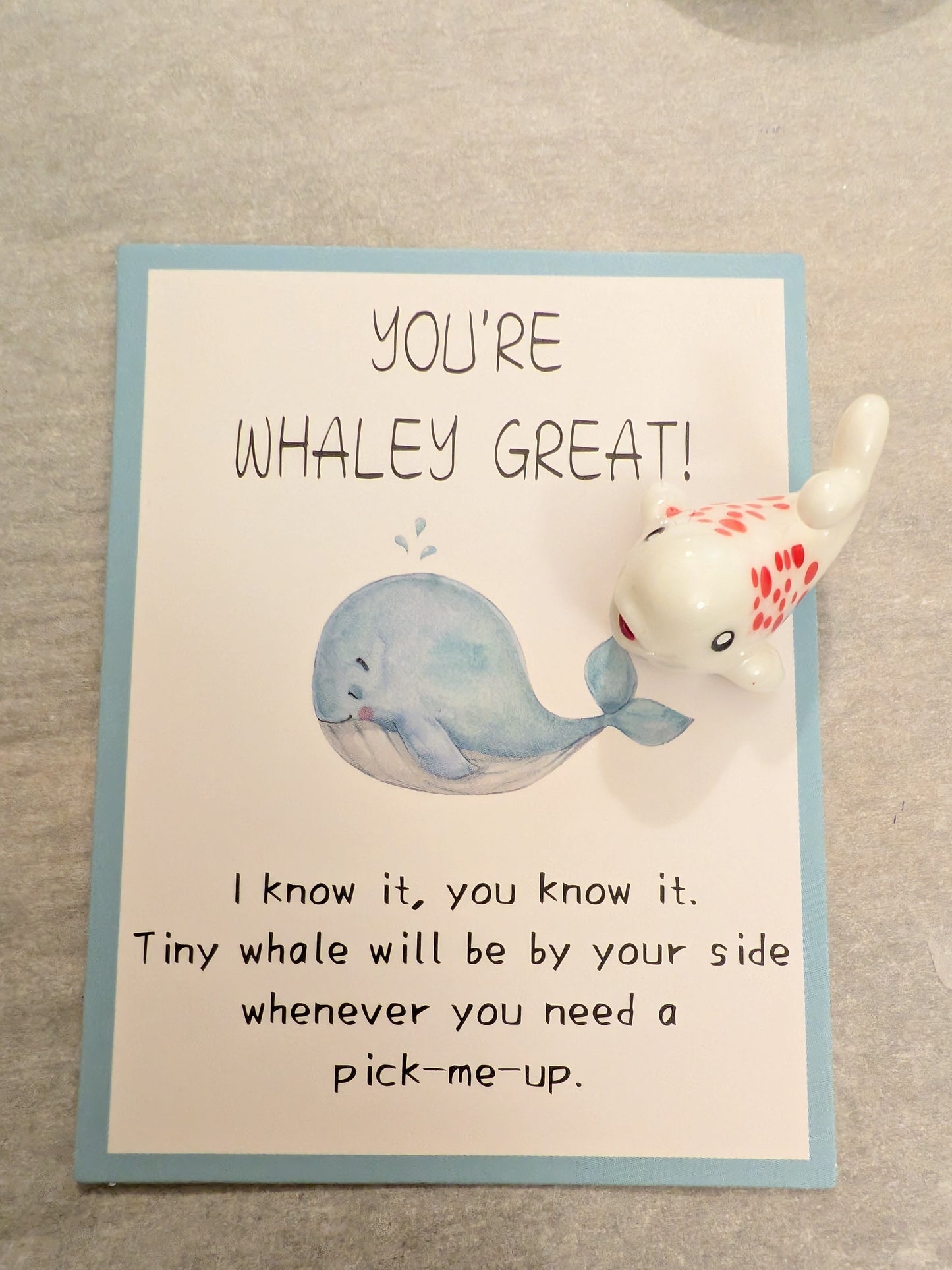 You're Whaley Great! Pocket Hug
