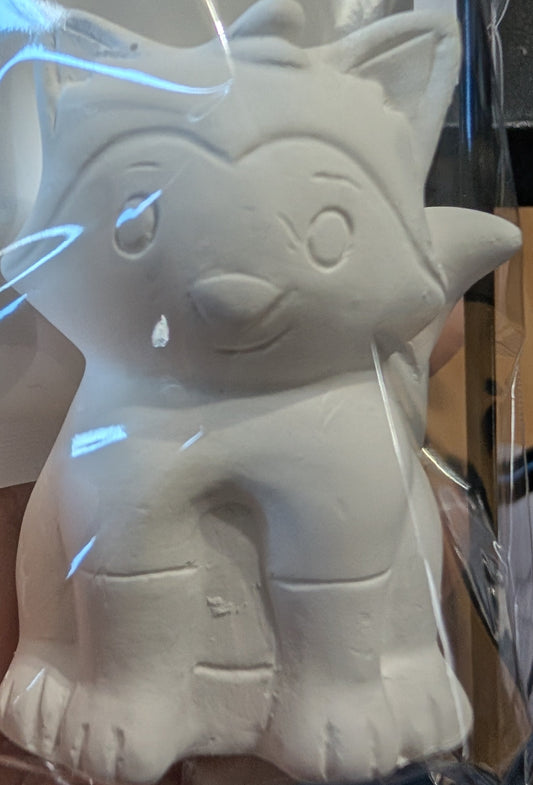 Mini Ceramic Figurine Paint Kit – Fox