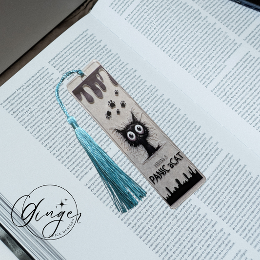 Panic aCat Acrylic Bookmarks