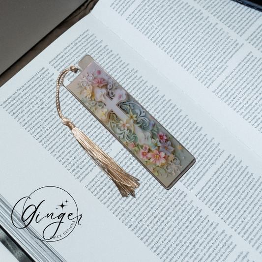 Pastel Cross Acrylic Bookmarks