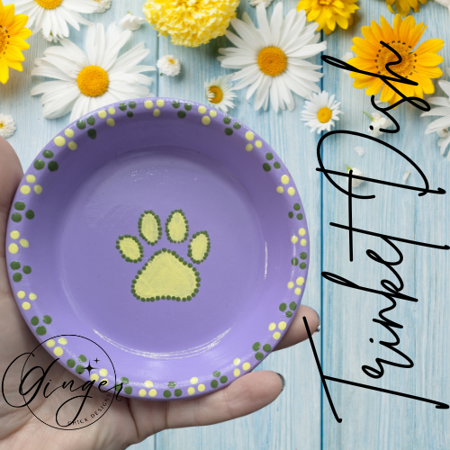 Paw Print Trinket Dish