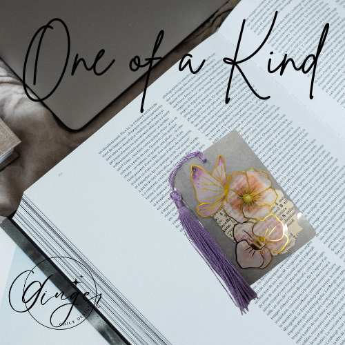 Pink Butterfly Dictionary Acrylic Bookmark