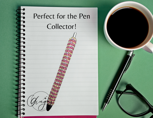 Pink and White Diamond Art Ink Joy Gel Pen