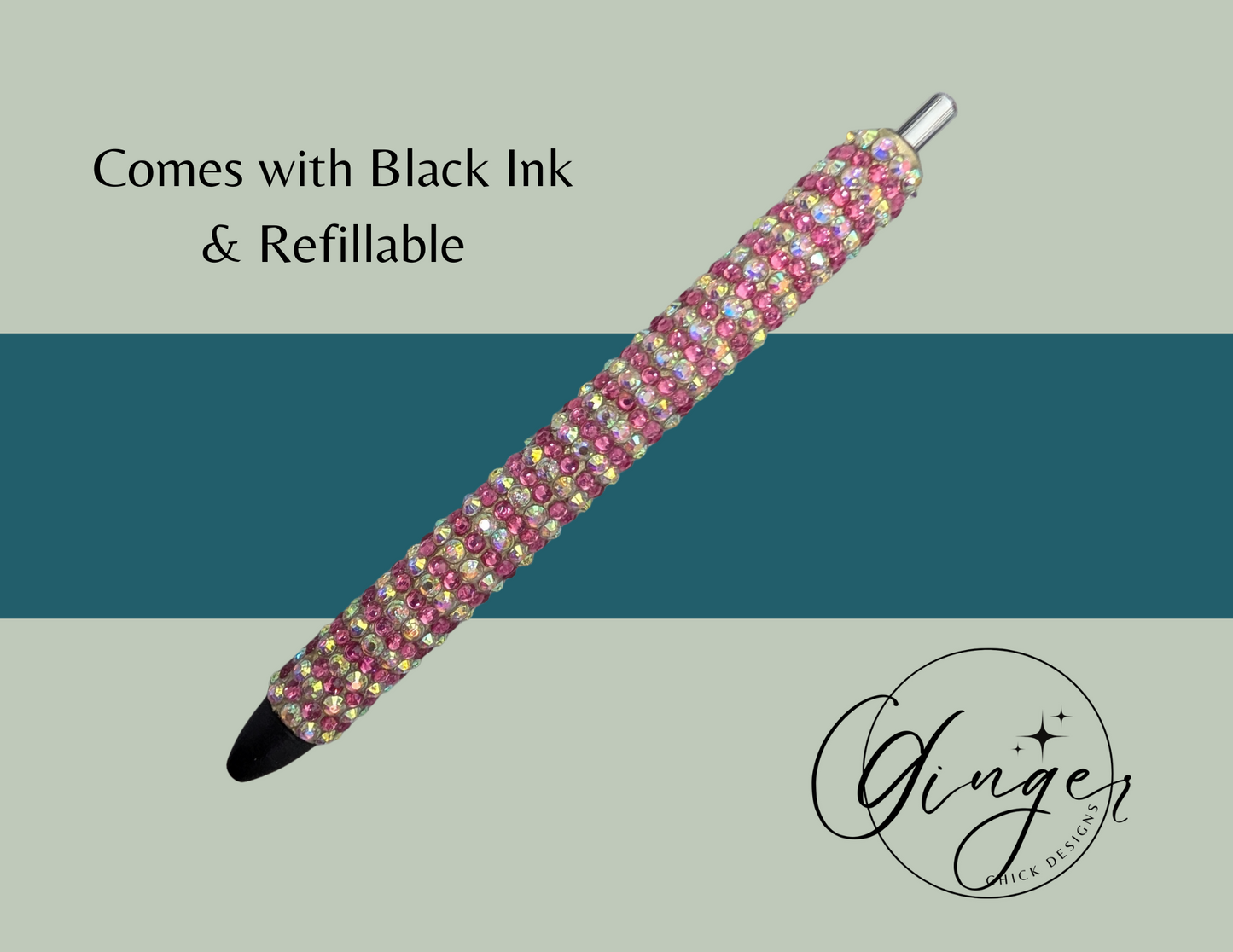 Pink and White Diamond Art Ink Joy Gel Pen