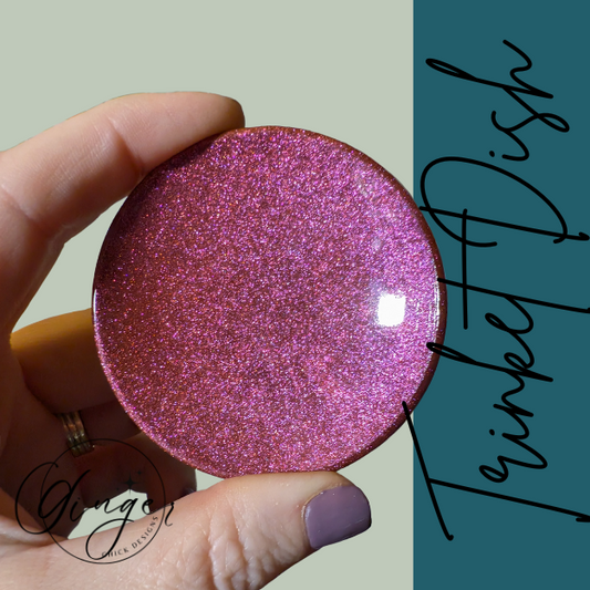 Color Shift Pink Mini Trinket Dish