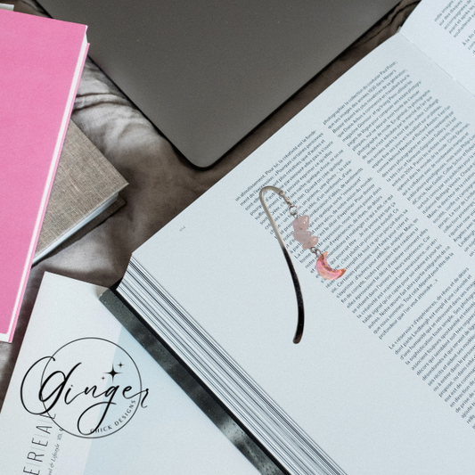 Pink Moon Hook Bookmark