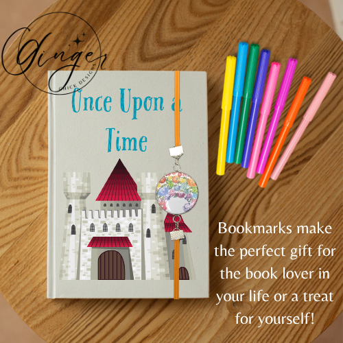 Rainbow Flower Elastic Bookmark