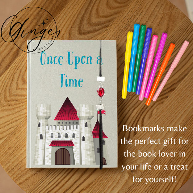 Red Ruby Elastic Bookmark