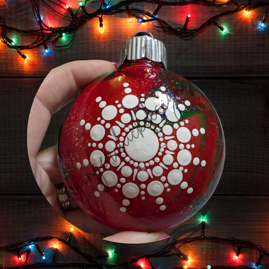 Mandala Art Round Disc Ornament – One of a Kind