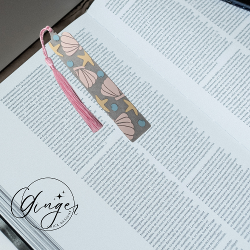 Sea Shells Acrylic Bookmarks